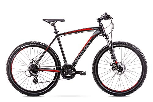 Road Bike : Romet Milord. 2019 MTB Mountain Trekking Bike, 24 Speed - Black-Red - 26 inch