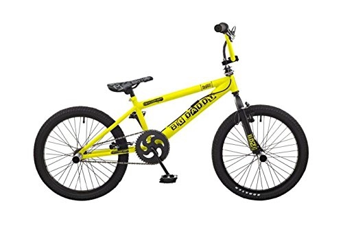 Road Bike : Rooster Big Daddy Kids 20" Wheel Freestyle BMX Bike Bicycle Gyro Yellow