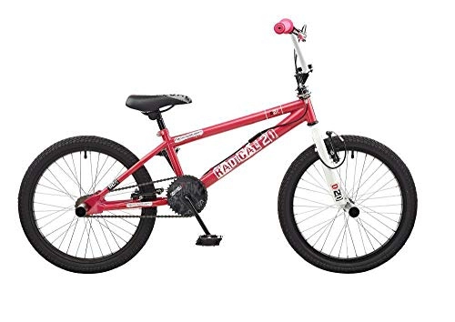 Road Bike : Rooster. Radical 20" Wheel Girls BMX Freestyler Bike Pink / Black 360 Giro & Stunt Pegs