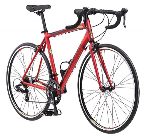Road Bike : Schwinn Volare 1400 Road Bike, 700c / 28 inch wheel size, red, Fitness Bicycle, 53cm / Medium Frame Size