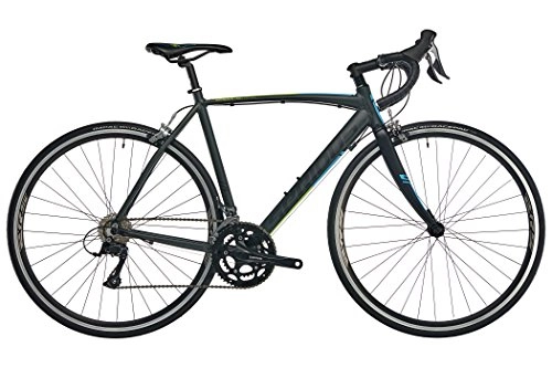 Road Bike : SERIOUS Valparola Road Bike black Frame Size 52cm 2018 road bike mens