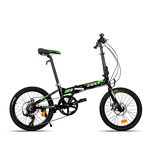 Road Bike : ShopSquare64 20 Inch Folding Bike Bicycle Mini Foldable Bike Aluminum Alloy Frame Variable Speed