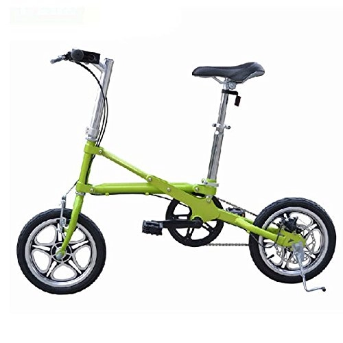 Road Bike : ShopSquare64 Folding Bike Mini Bicycle 14 Inch Wheel Ultralight Speed Bicycle