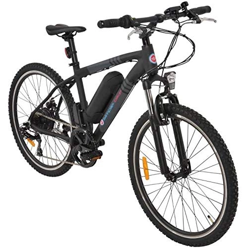 Road Bike : Simple Bike Electric Bicycle Black 250 Watts Adult Mountain Bike Removable Battery