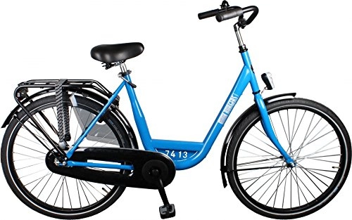 Road Bike : stadsfiets 26 Inch 48 cm Woman Coaster Brake Blue