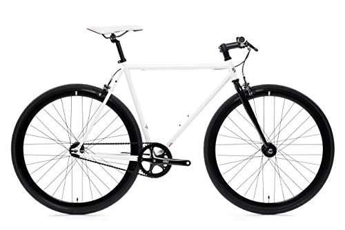 Road Bike : State Bicycle Co. Unisex's Ghoul Bike, White, 46 cm