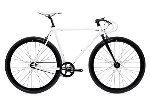 Road Bike : State Bicycle Co. Unisex's Ghoul Bike, White, 58 cm