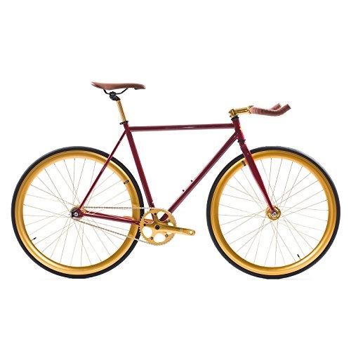 Road Bike : State Bicycle Unisex's Core Model Fixed Gear Bicycle-Vintage 2.0, 55 cm