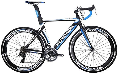Road Bike : TDPQR 700C Aluminum alloy Road bike 28-inch 27 speed Road racing cross country bicycle Student with Derailleur System Double Disc Brake Road Racing Speed Bike