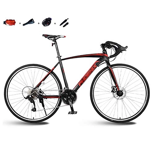 Road Bike : TOOLS Off-road Bike Mountain Bike Road Bicycle Men's MTB 21 Speed 26 Inch Wheels For Adult Womens (Color : Red)
