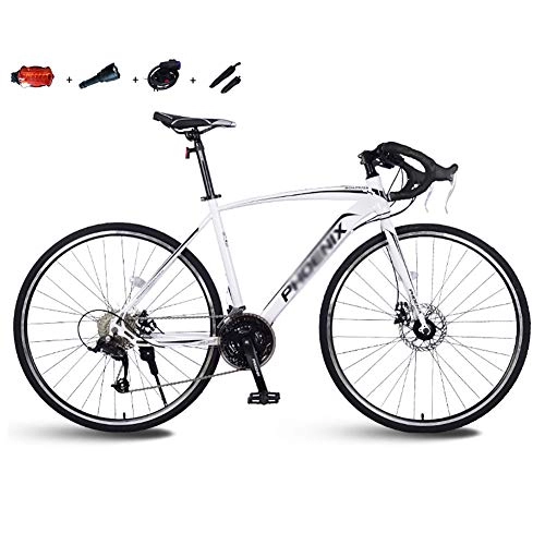Road Bike : TOOLS Off-road Bike Mountain Bike Road Bicycle Men's MTB 21 Speed 26 Inch Wheels For Adult Womens (Color : White)