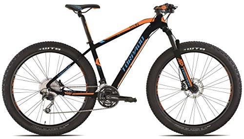 Road Bike : TORPADO Bicycle MTB Titan 27.5'' Plus Aluminium 3x9v Disc Size 53 Black v17 (MTB Cushioned)