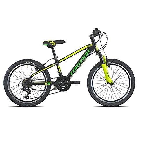 Road Bike : TORPADO Bike MTB Junior Tiger 20 Inch 2x6v Black / Yellow (Child)