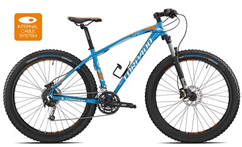Road Bike : Torpado Bike MTB Jupiter 27.5"Plus Alu 3x 10V Disc Size 40Blue (MTB) / Bicycle MTB Jupiter 27.5" Plus Alu 3x 10S Disc Size 40Light Blue (Suspension MTB Front Suspension)
