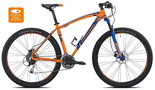 Road Bike : Torpado Bike MTB Mercury 29"Alu 3x 8V Disc Size 40Orange Blue (MTB) / Bicycle MTB Mercury 29" Alu 3x 8S Disc Size 40Orange Blue (Suspension MTB Front Suspension)