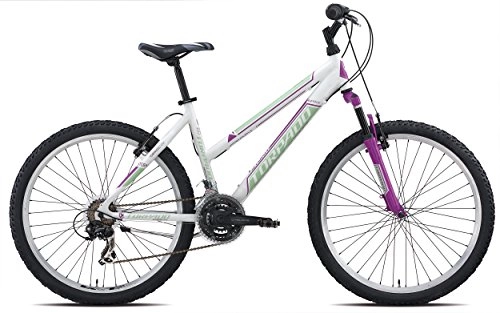 Road Bike : Torpado Bike MTB Women Storm 26"Alu 3x 7V Size 38White Purple (Women's) / Bicycle MTB Storm 26" MTB Lady MTB ALU 3x 7S Size 38White Purple (Woman)