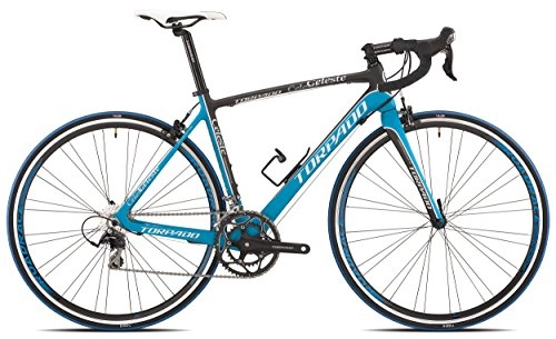 Road Bike : TORPADO Bike Racing Light Blue 10v Carbon Size 47 Black Blue (Corsa Strada) / Bicycle Road Light Blue 10v Carbon Size 47 Black Blue (Road Race)