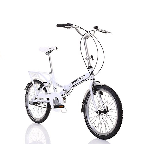 Road Bike : Torpado Folding Bike Folding 20"Alu 1V White (Folding) / Bicycle Foldable Folding 20" Alu 1V White (Folding)