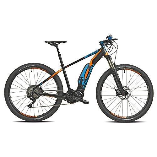 Road Bike : Torpado Impudent E-Bike Vertigo to 29"11-V TG.38e-step 8000500WH 2018Black / Blue (Hardtail Toploader emtb))