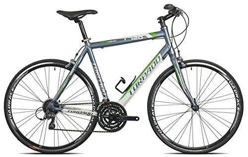 Road Bike : Torpado vlo route KCS Arwin 3x 8V Flat alu taille 54Gris Blanc (course route) / Bicycle Road KCS Arwin 3x 8S Flat alu Size 54Grey White (Road Race)