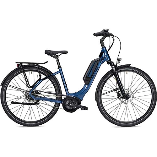 Road Bike : Unbekannt Falter E 9.0 28 Inch Wave Blue / Black 45 cm 400 Wh Backpedal Brake