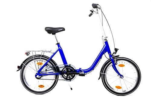 Road Bike : Unknown 20-Inch Aluminium Mifa Bike Folding Bike Folding Bike Folding Bike Shimano Nexus 3Blue