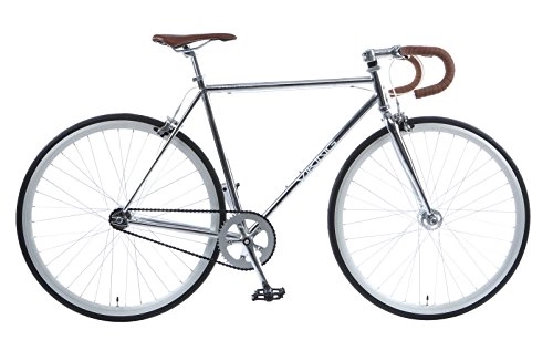 Road Bike : Viking Men's Urban Myth 700c Single Spd Fixed Bike, Crome, 53 cm