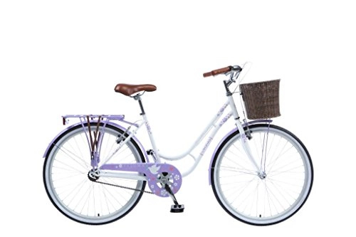Road Bike : Viking Women's Paloma Bike, White / Lilac, Medium