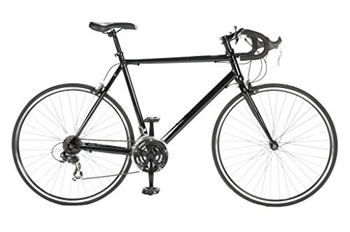 Road Bike : Vilano Aluminium Road Bike 21 Speed (Black, 50cm)