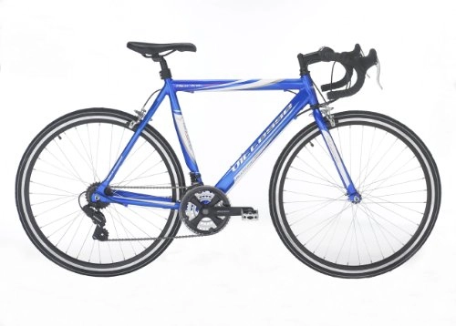 Road Bike : Vitesse Sprint Unisex Road Bike Blue, 22.5" inch alloy frame, 21 speed Shimano gearing steel road forks (2010 edition)