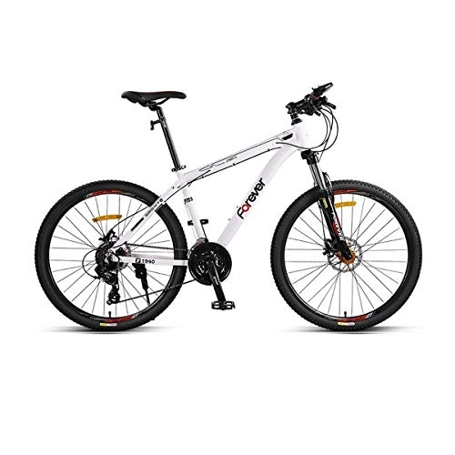 Road Bike : WEIZI Bicycle, Mountain Bike, Adult Male Student Bicycle, 26 Inch 21 Speed, Road Bike Good looking very good road bike (Color : White, Size : 21 speed)