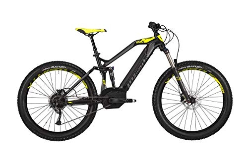 Road Bike : WHISTLE E-Bike B-Rush Plus 27.5'' Bosch 500Wh 9v Yellow Size 41 2019 (eMTB all Mountain)