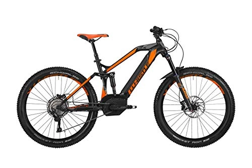 Road Bike : WHISTLE E-Bike B-Rush Plus S 27.5'' Bosch 500Wh 10v Orange Size 41 2019 (eMTB all Mountain)