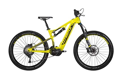 Road Bike : WHISTLE E-Bike Show 27.5'' Shimano 500Wh 11v Yellow Size 42 2019 (eMTB all Mountain)