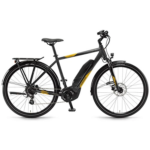 Road Bike : Winora E-Bike Yucatn 8Black Yamaha Pw-s 400Wh 28"8V Men's Size 522018(City E-Bike Electrical Bike) / Yucatan 8Man Yamaha Pw-s 400Wh 28" 8S Black Size 522018(Electric City Bike)