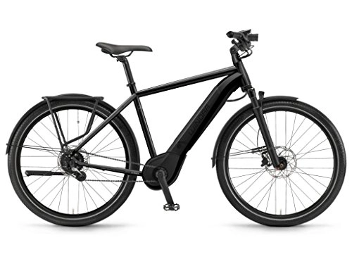 Road Bike : Winora Sinus 8Urban 500WH Bosch Intube Electric Bicycle 2018, Schwarz Herren, 28" Herren Diamant 52cm