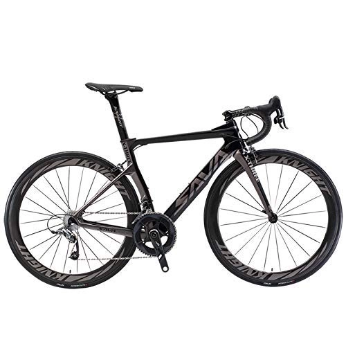 Road Bike : WJSW Carbon Road bike Carbon bike Road Bicycle 22 Speed Racing bicycle Full Carbon frame with ULTEGRA 8000 Groupsets, Gray
