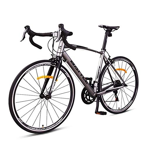 Road Bike : XHCP bicycle Mountain bike Road Bike, Adult Men 16 Speed Road Bicycle, 700 * 25C Wheels, Lightweight Aluminium Frame City Commuter Bicycle, Perfect for Road or Dirt Trail Touring