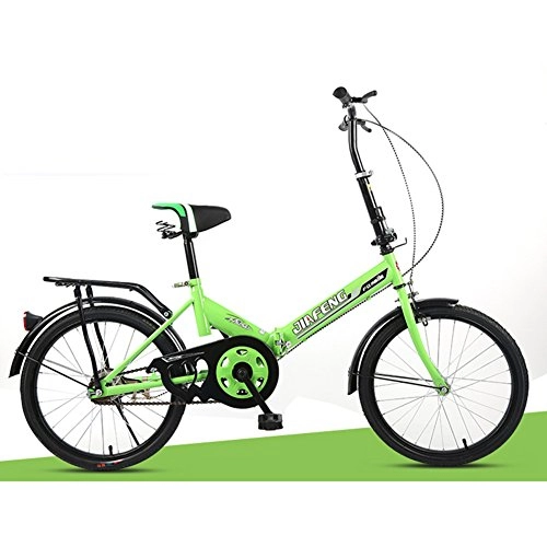 Road Bike : XQ 20 Inches Single Speed Adult Folding Bike Damping Student Car Children's Bicycle