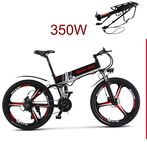 Road Bike : XXCY Electric Folding Mountain Bike Mens Bicycle MTB M80 10.2Ah Lithium-ion battery 5 Levels PAS speed High Function Speedometer 50-60 Cycling Range Dual Susepension