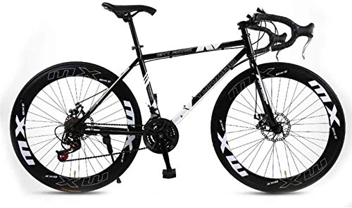 Road Bike : YANGSANJIN 26 inch Road Mountain Bike / Bicycles, 24 Speed Disc brakes Front and Rear, for Women Men Adult Suitable for height: 160-185cm