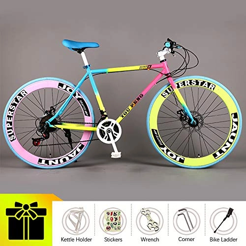 Road Bike : YI'HUI Vantage Mens / Womens Hybrid Road Bike, Disc Brakes, Aluminum Frame, Multiple Colors, 601