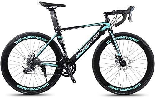 Road Bike : YLJYJ 14 Speed Road Bike, Aluminum Frame Road Bicycle, Men Women Racing Bicycle City Commuter Bicycle Perfect for Road Or Dirt Trail Touring