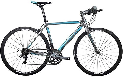 Road Bike : YLJYJ Adult Road Bike, Men Women Lightweight Aluminium Road Bike, Racing Bicycle, City Commuter Bicycle, Road Bicycle, White, 18 Speed