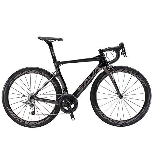 Road Bike : YQGOO Carbon Road bike Carbon bike Road Bicycle 22 Speed Racing bicycle Full Carbon frame with ULTEGRA 8000 Groupsets, Gray