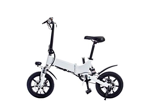 Road Bike : Z&L 14 Inches Bicycle Electric Foldaway Bike With Lithium-Ion Battery