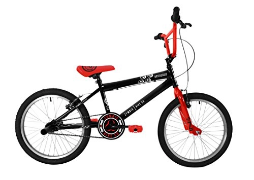 Road Bike : Zombie 20" Outbreak BMX BIKE - Bicycle in RED & BLACK (Boys) Single speed
