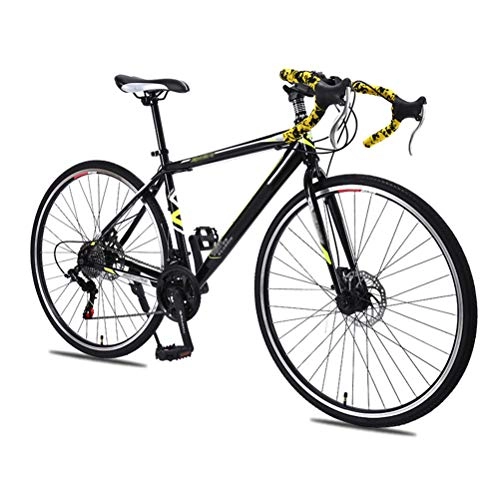 Road Bike : ZXLLAFT Road Bike 27 Speed 700C Wheels Road Bicycle Dual Disc Brake Bicycle (47cm), C