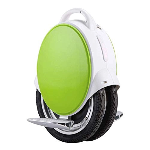 Unicycles : 14 inch balanced electric unicycle scooter two-wheeled balance car wanderer scooter light and fast, Green, 60V