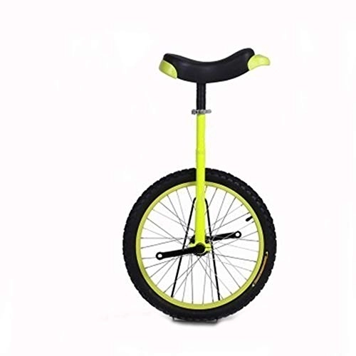 Unicycles : 14 Inch Wheel Unicycle Made Of Environmentally Friendly Materials - With Non-slip Pedal Exercise Bike Bicycle - Using Spiral Knurling Technology Wheel Trainer Unicycle - Suitable For Children yellow